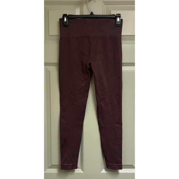 GYMSHARK Adapt Fleck Seamless Leggings Size Medium Chocolate Brown Athletic - Picture 3 of 10